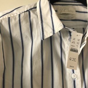 J. Crew oversize relaxed shirt.